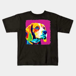 Beagle Pop Art - Dog Lover Gifts Kids T-Shirt
